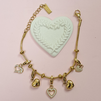 Bracciale Ciondoli a Cuore