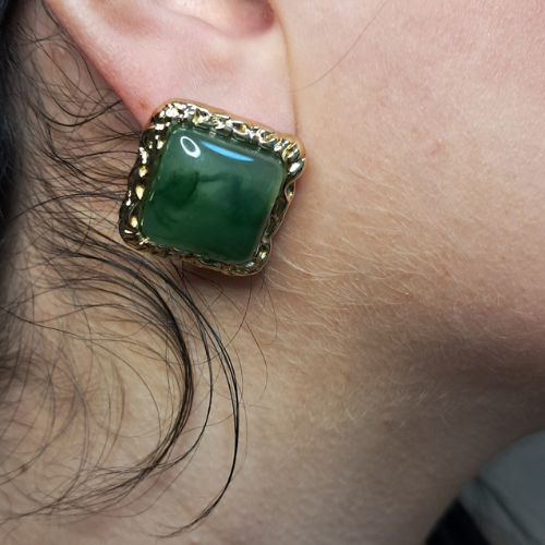Orecchini Elegant Verde