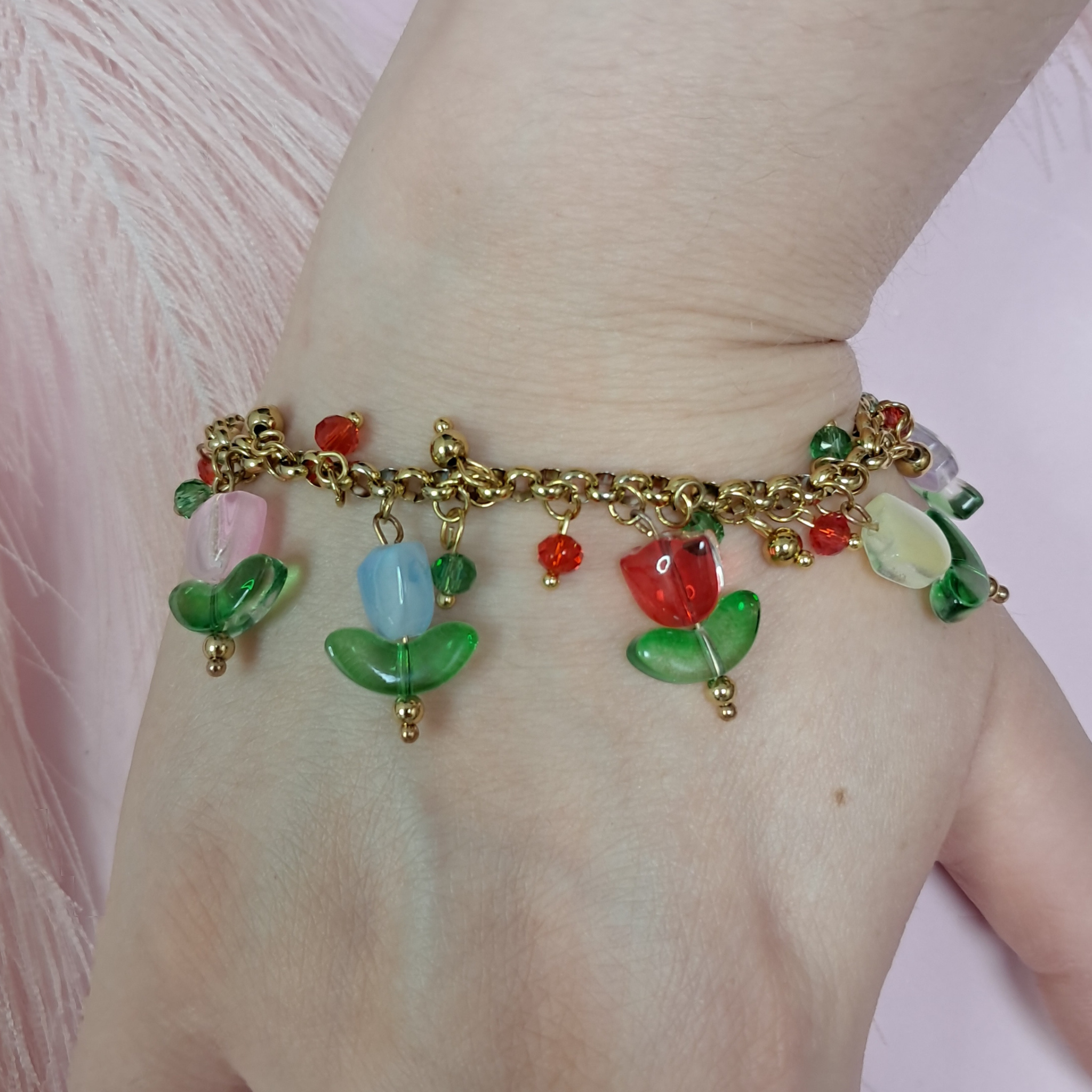 Bracciale Fiori Colorati