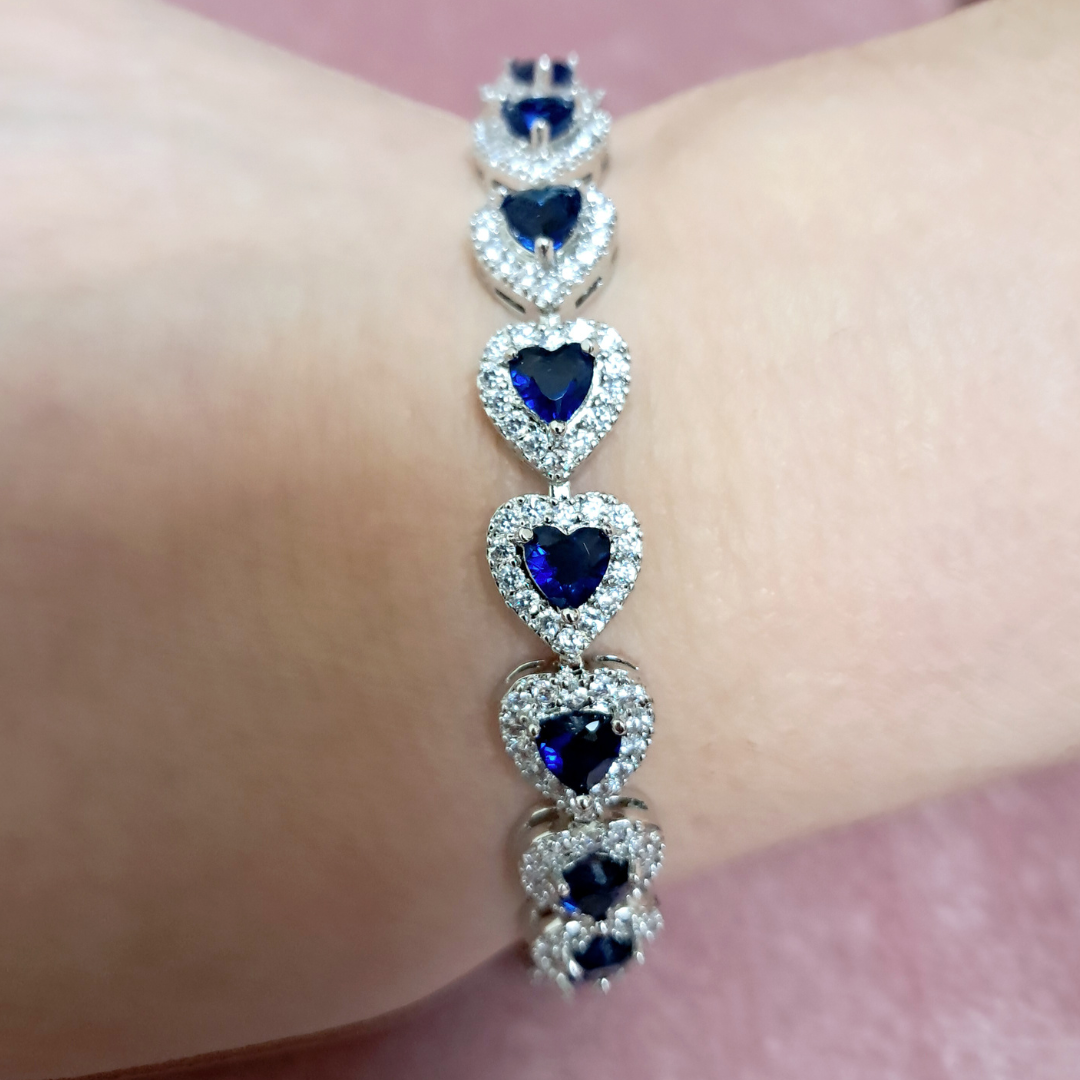 Bracciale Cuori Zirconati