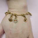 Bracciale Ciondoli a Cuore