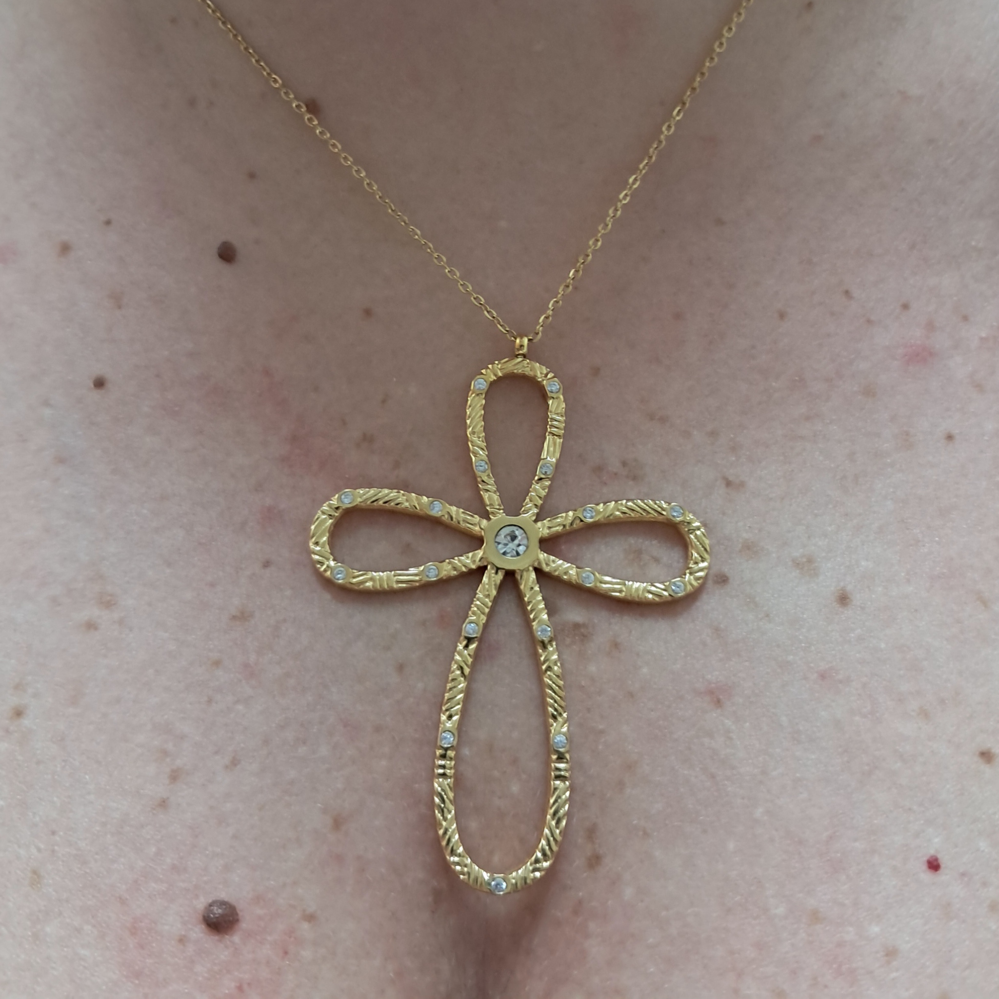 Collana Croce Egizia