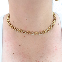 Collana Girocollo Mini Cuori