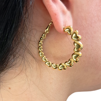 Orecchini Cerchio Mini Love