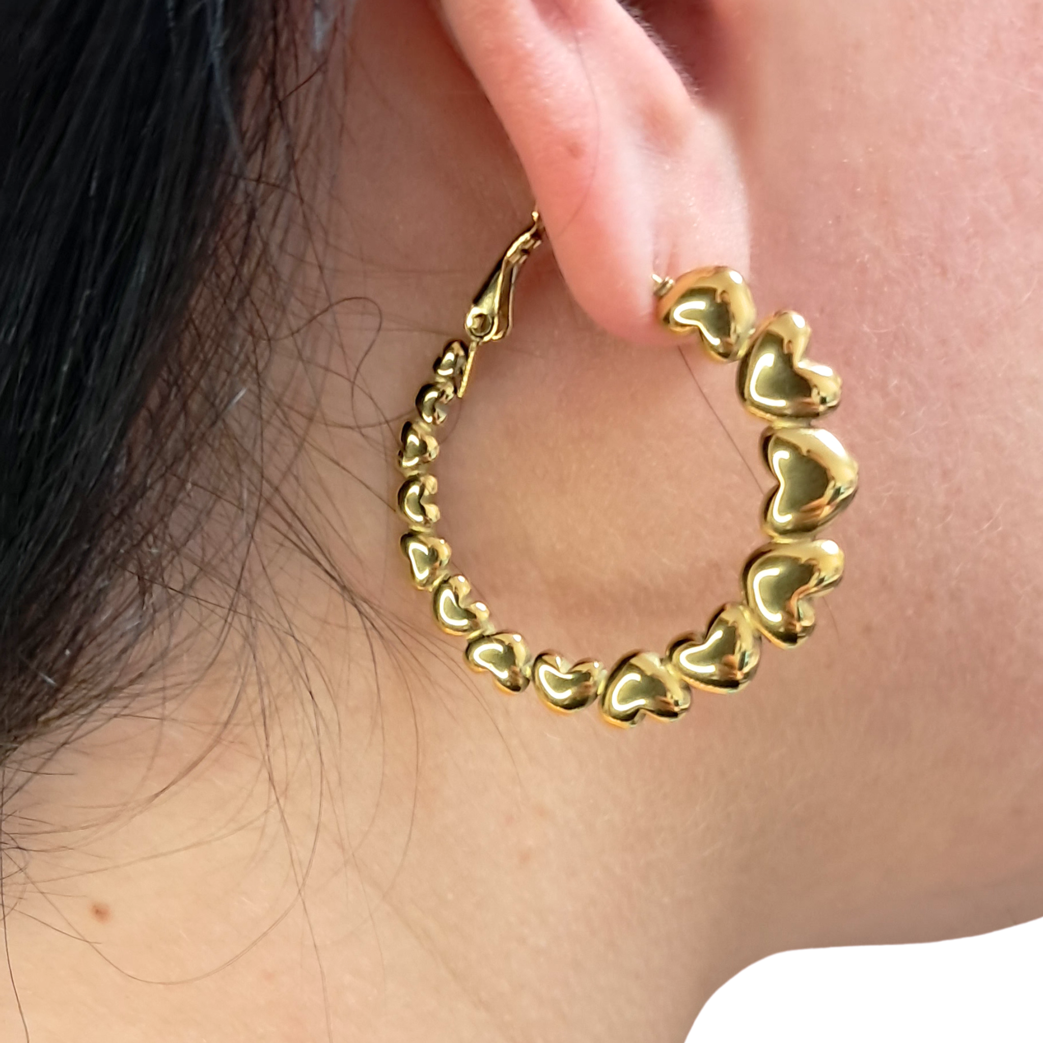 Orecchini Cerchio Mini Love